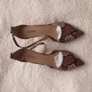 Brown multi women's heels